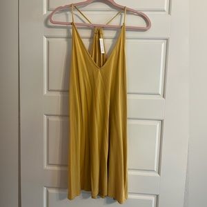Mustard mini dress